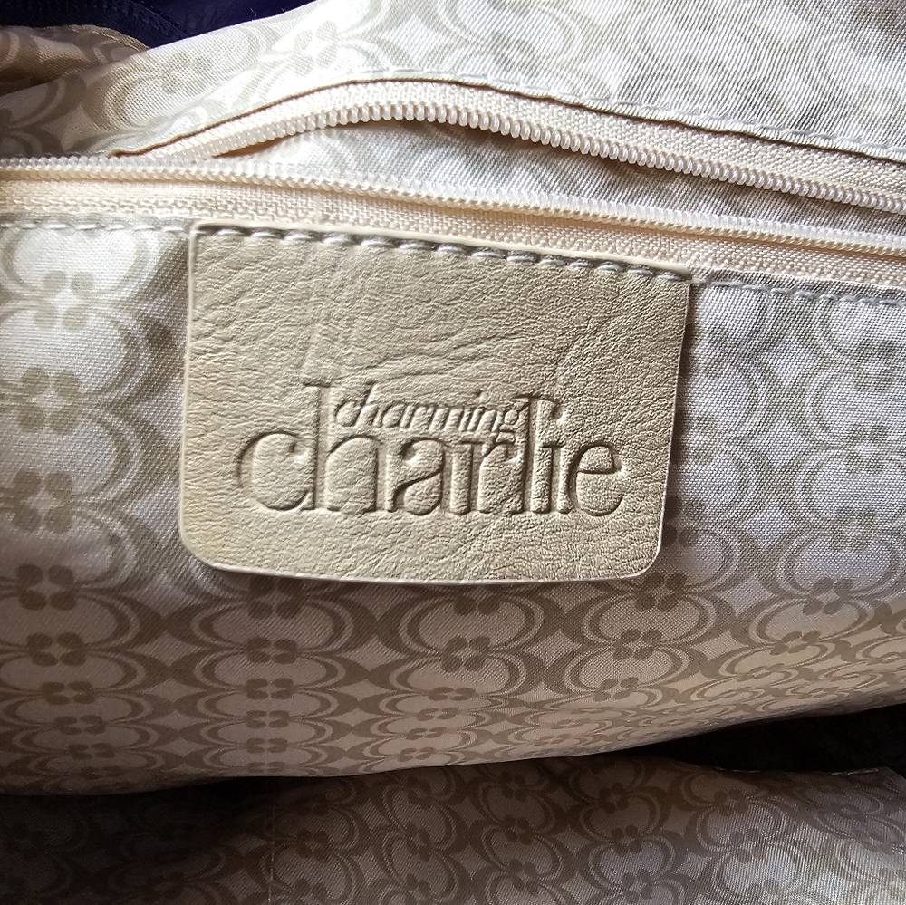 Charming Charlie Large Purple Bag - Picture 4 of 4